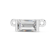 The Sovereign Petite Geometric Baguette Fixed Pendant