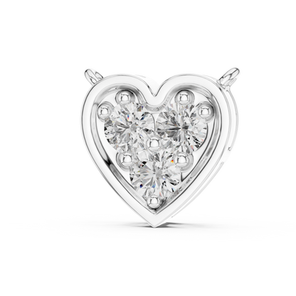 Trio Diamond Heart Pendant