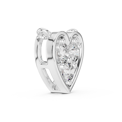 Trio Diamond Heart Pendant