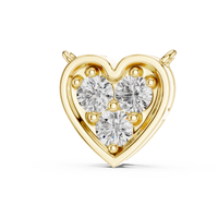 Trio Diamond Heart Pendant