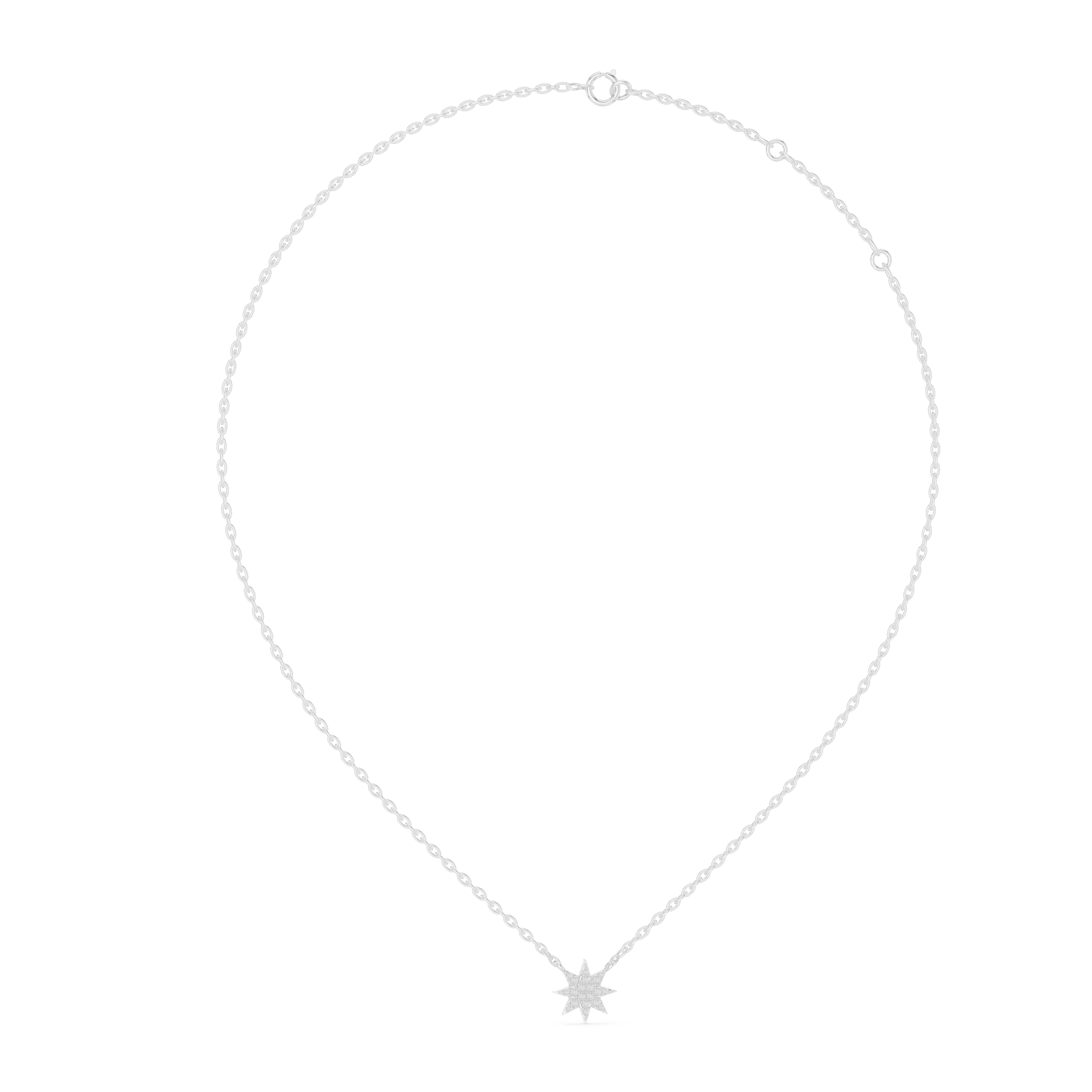 Starburst Diamond Pendant