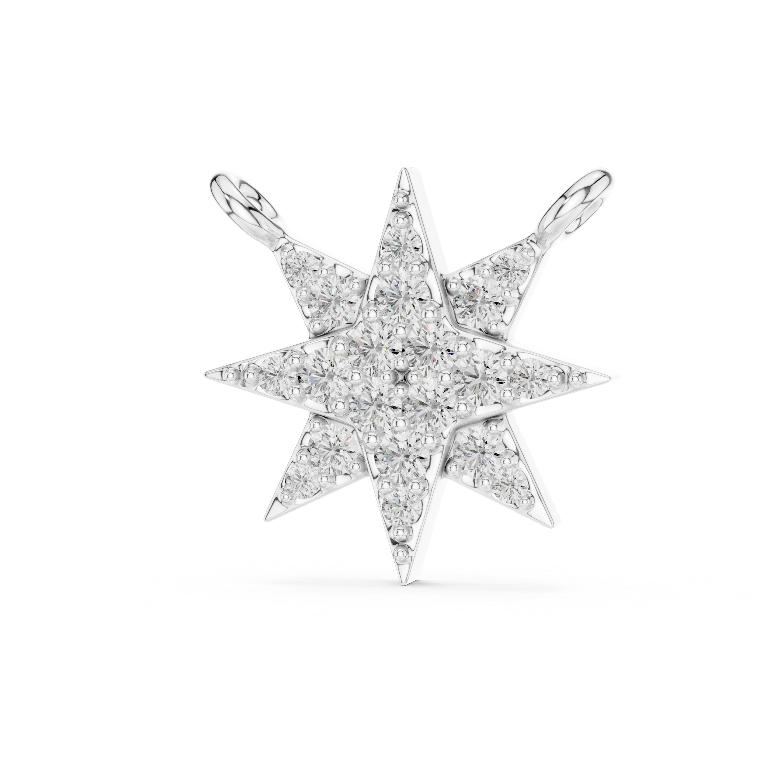 Starburst Diamond Pendant