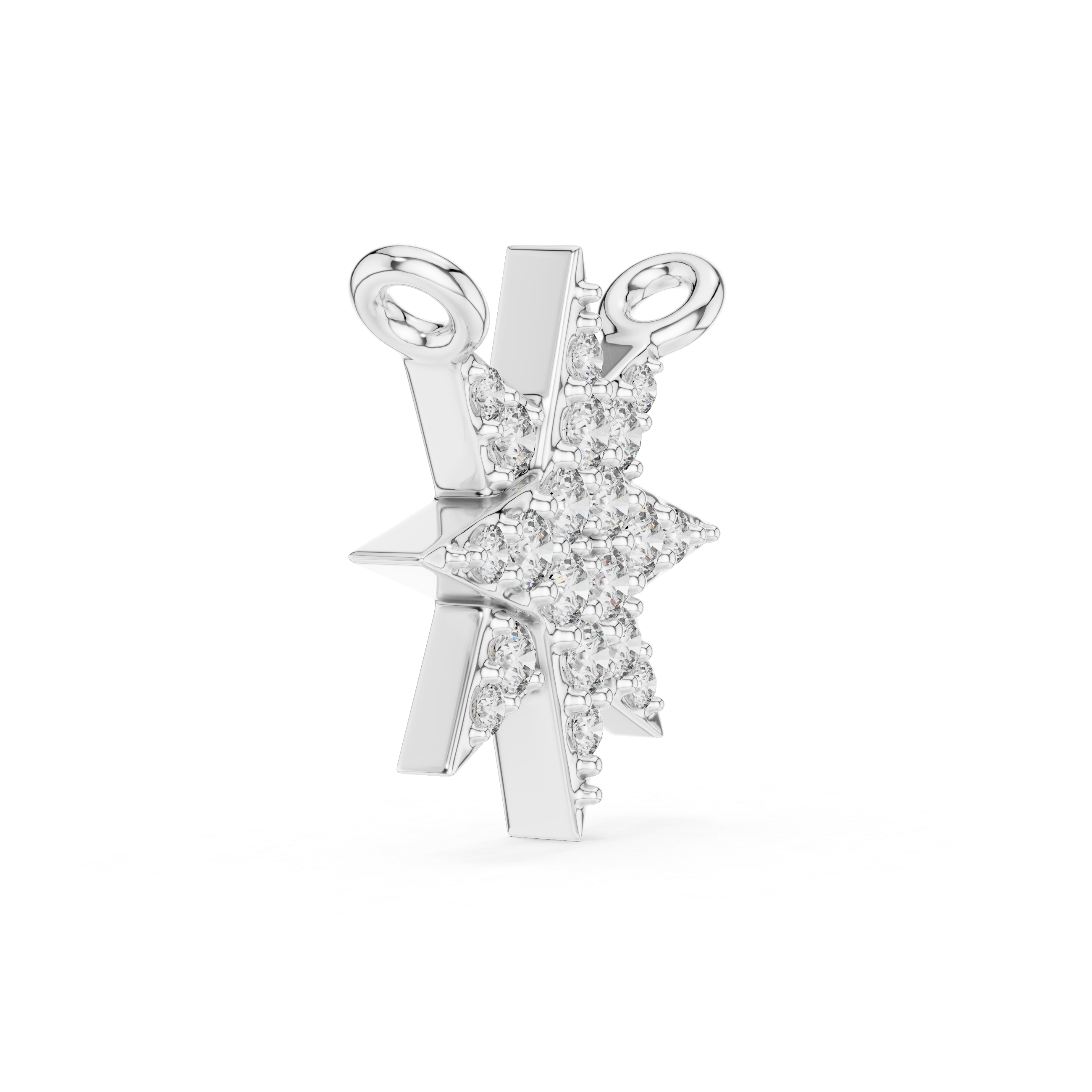 Starburst Diamond Pendant