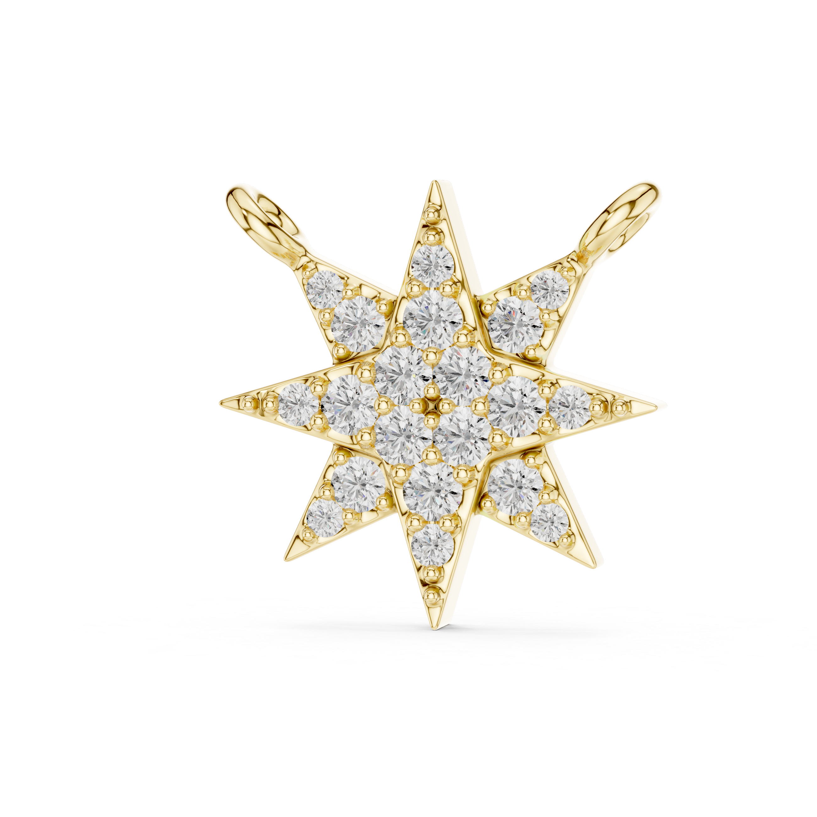 Starburst Diamond Pendant