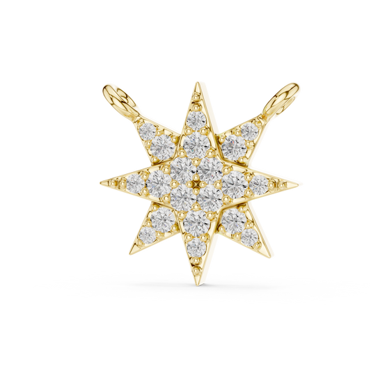 Starburst Diamond Pendant
