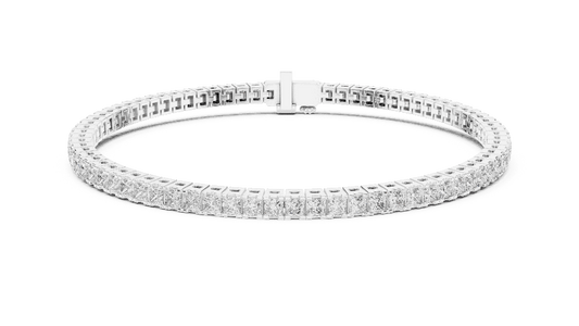 Princess Cut Tennis Bracelet