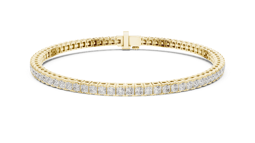 Princess Cut Tennis Bracelet