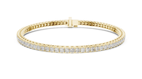 Princess Cut Tennis Bracelet