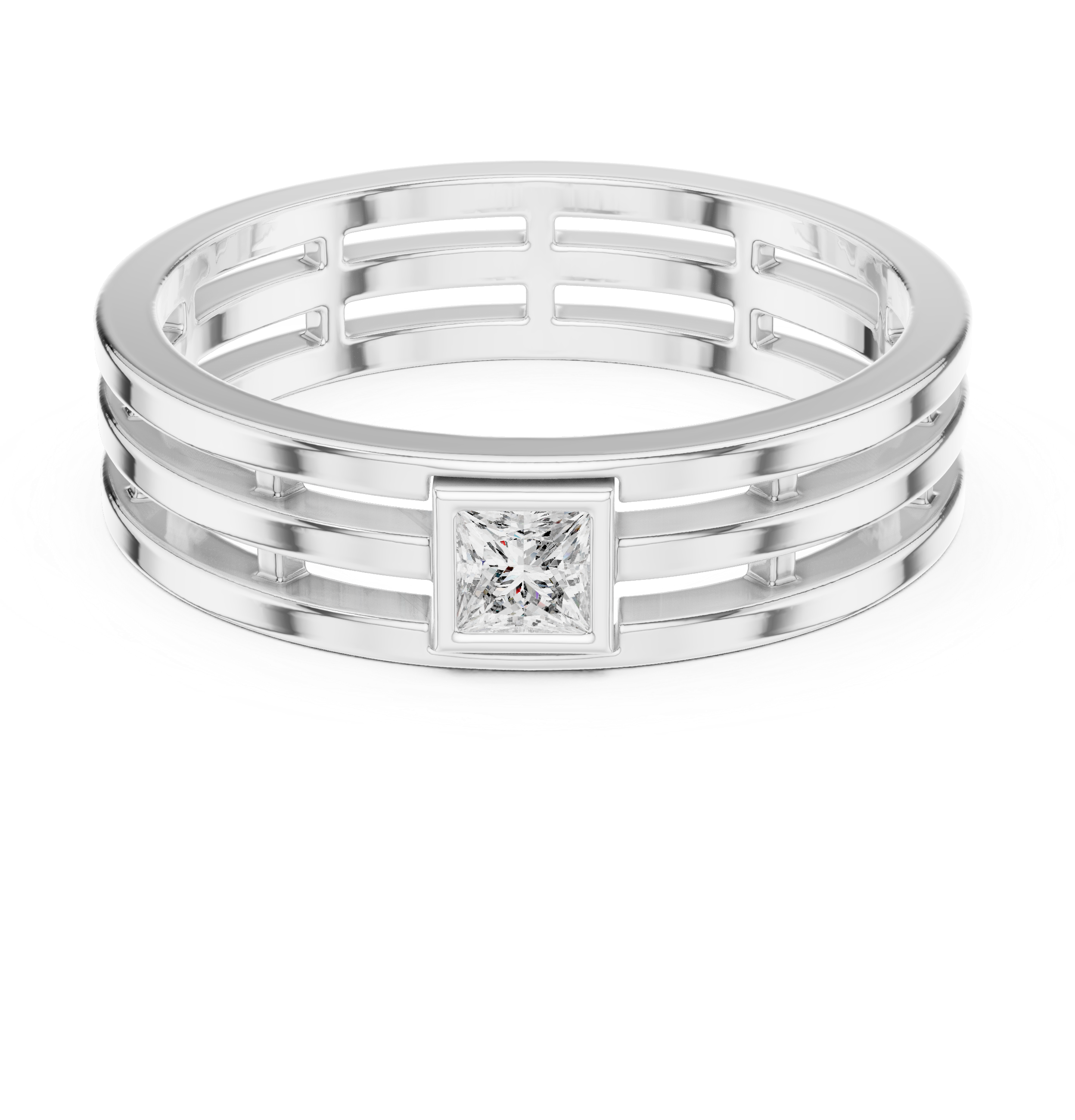 Men’s Classic Princess Diamond Band