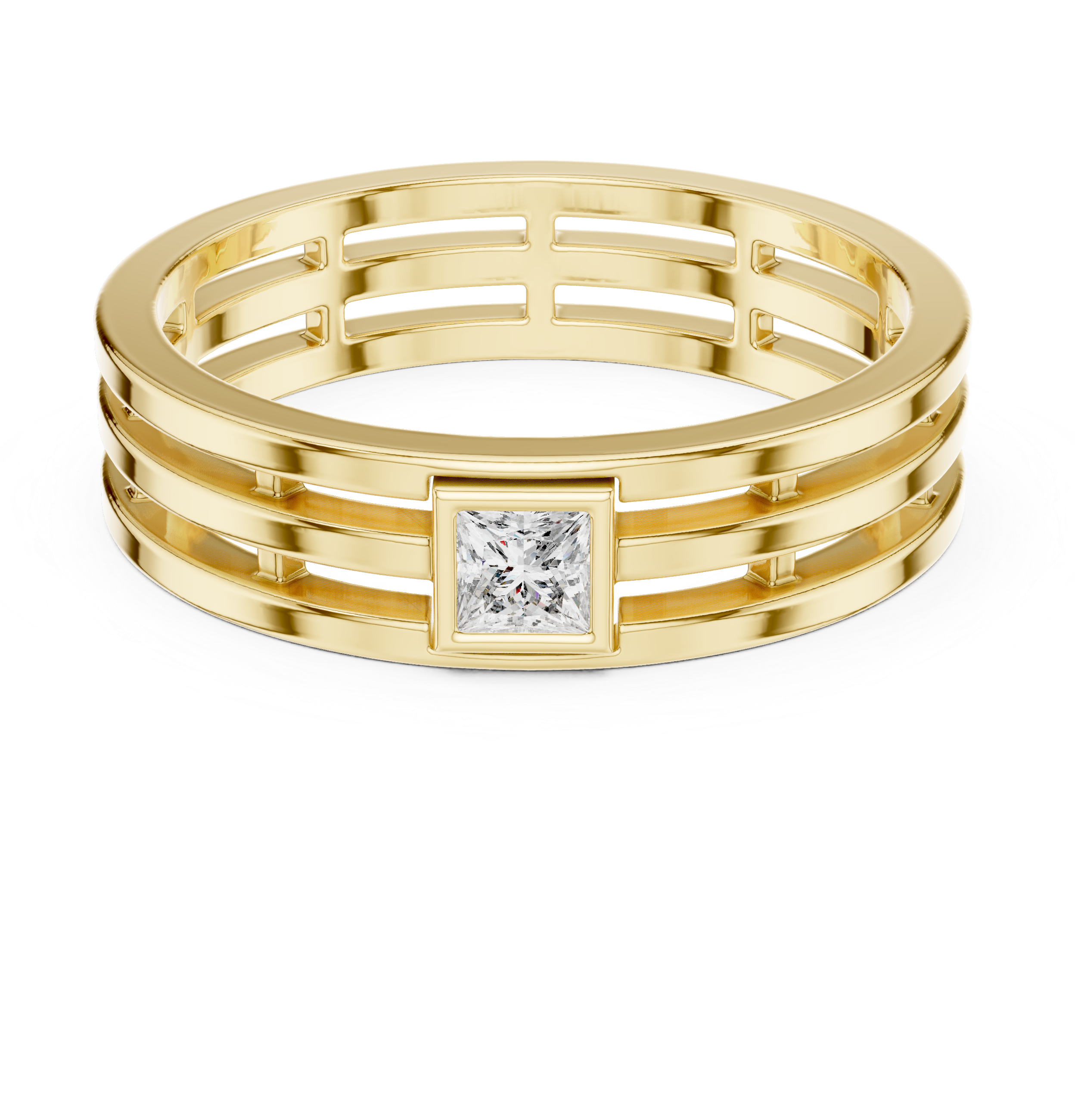 Men’s Classic Princess Diamond Band