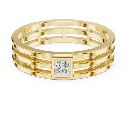 Men’s Classic Princess Diamond Band