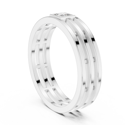 Men’s Classic Princess Diamond Band