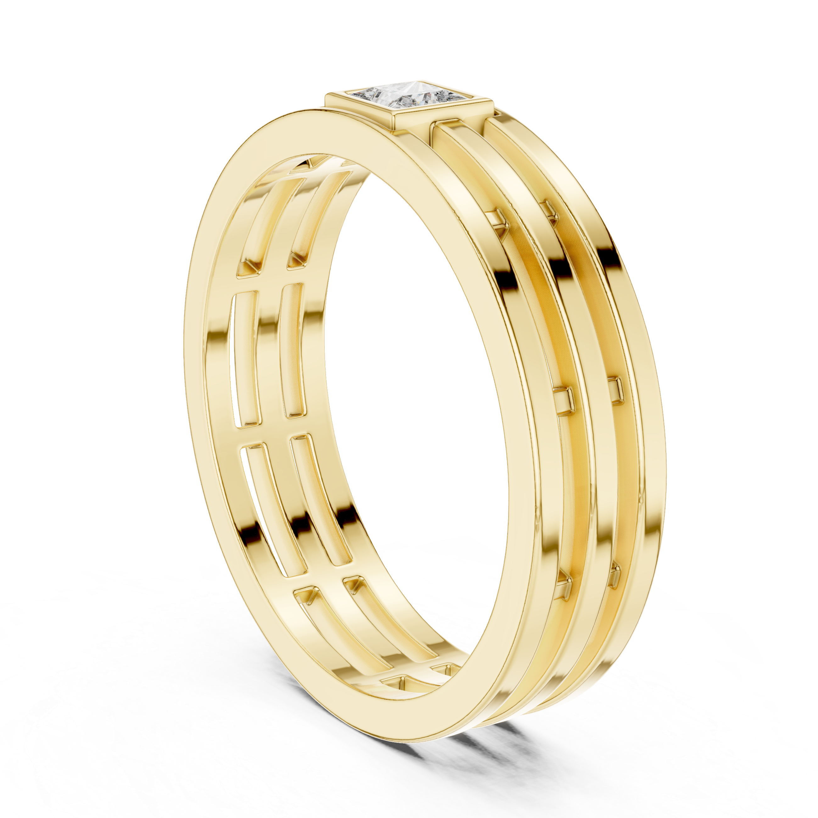 Men’s Classic Princess Diamond Band