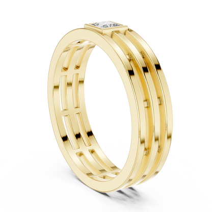Men’s Classic Princess Diamond Band