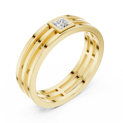 Men’s Classic Princess Diamond Band