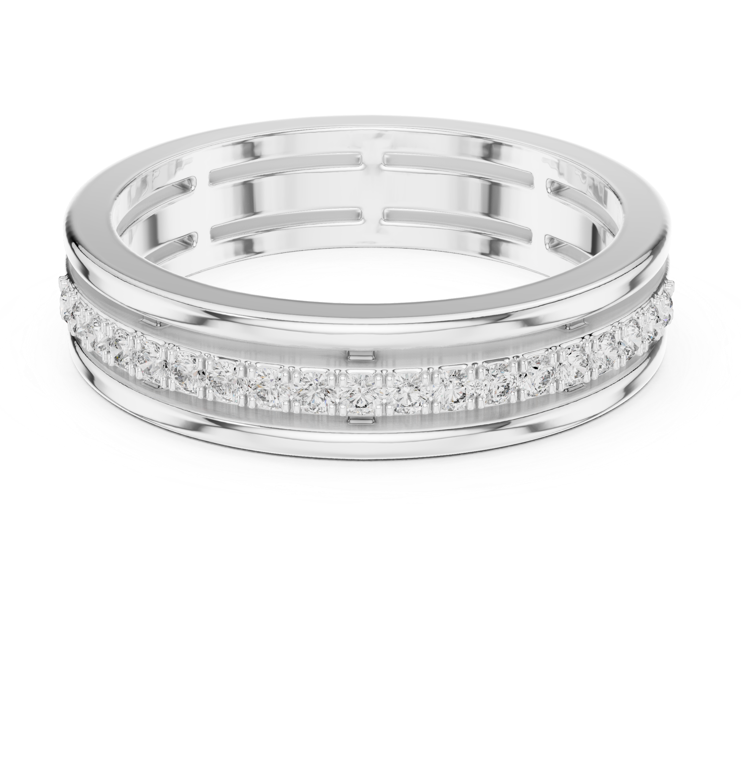 Men’s Classic Channel-Set Diamond Band
