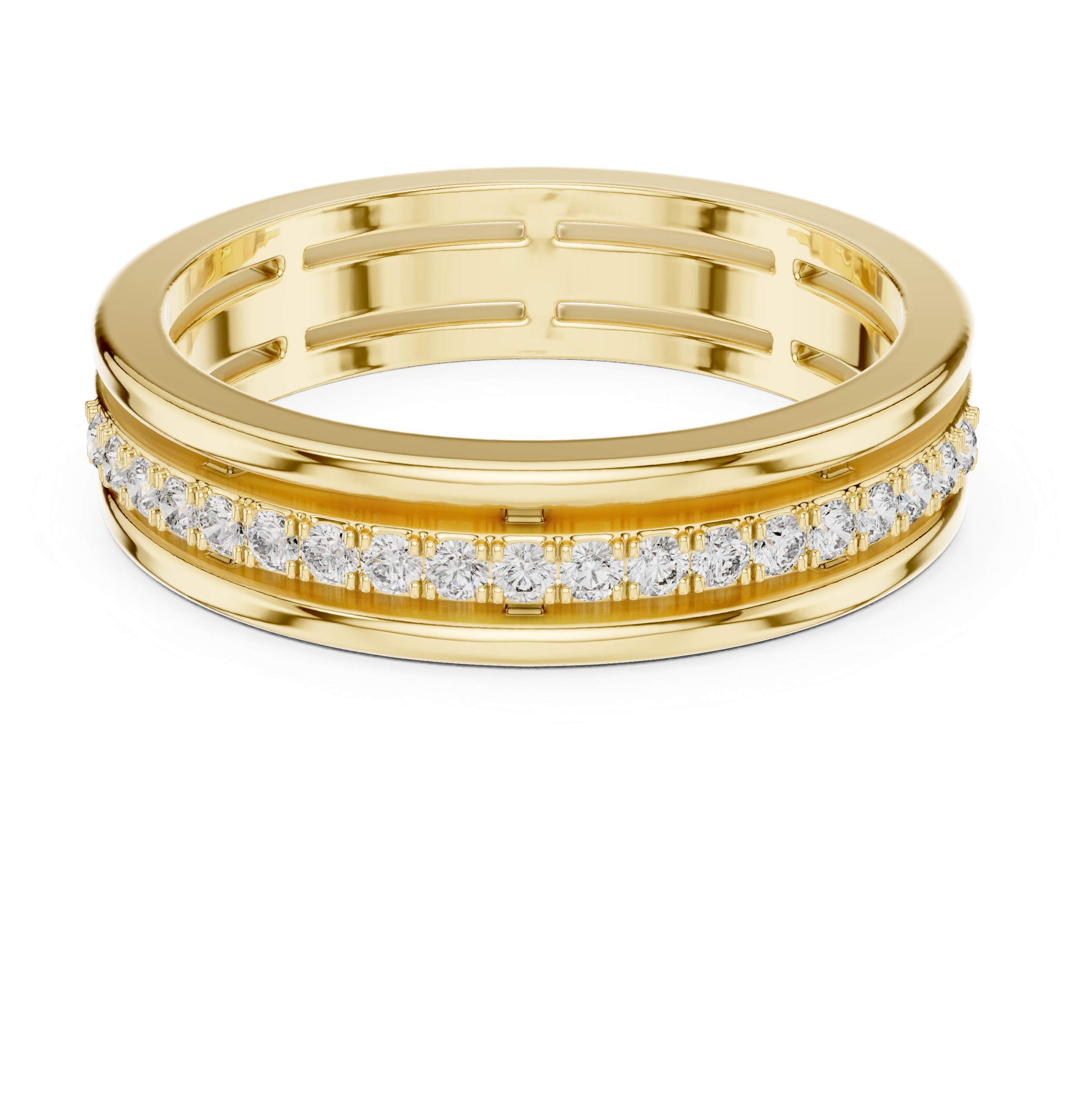 Men’s Classic Channel-Set Diamond Band