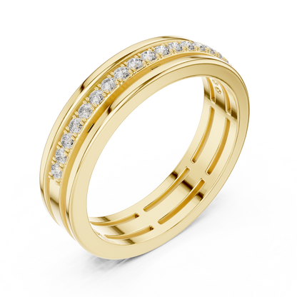 Men’s Classic Channel-Set Diamond Band