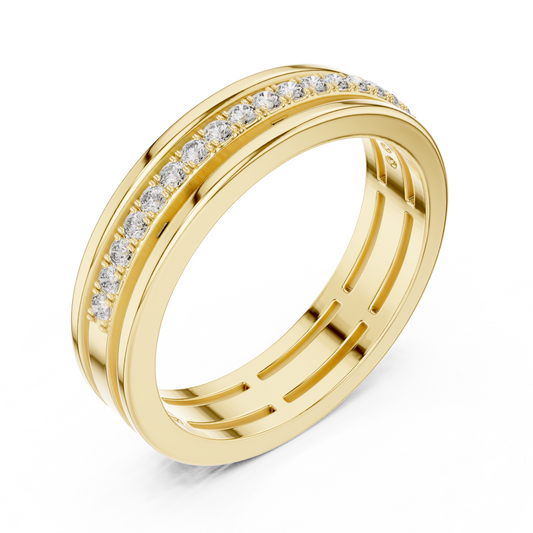 Men’s Classic Channel-Set Diamond Band