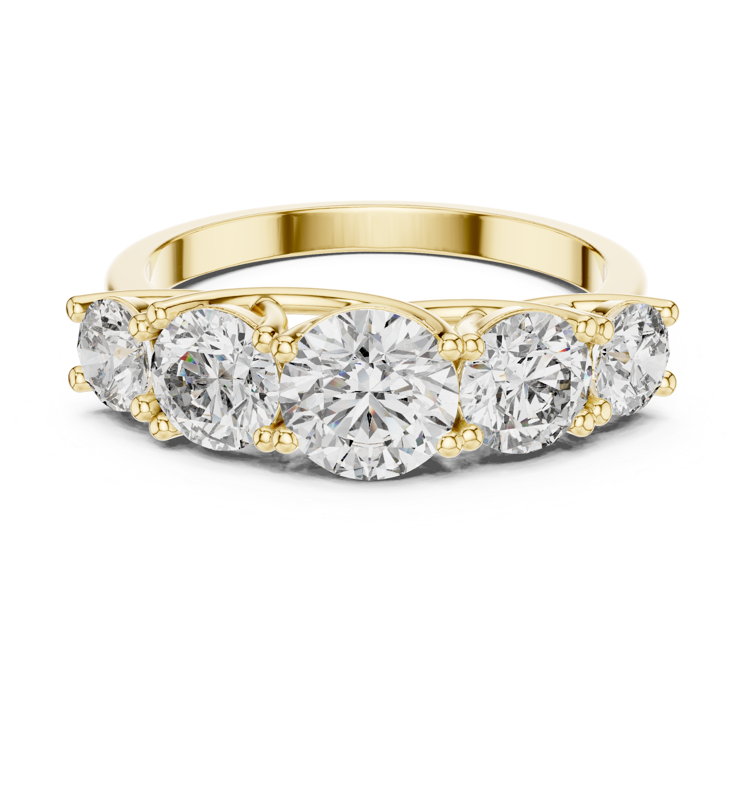 Round Diamond Quintet Band