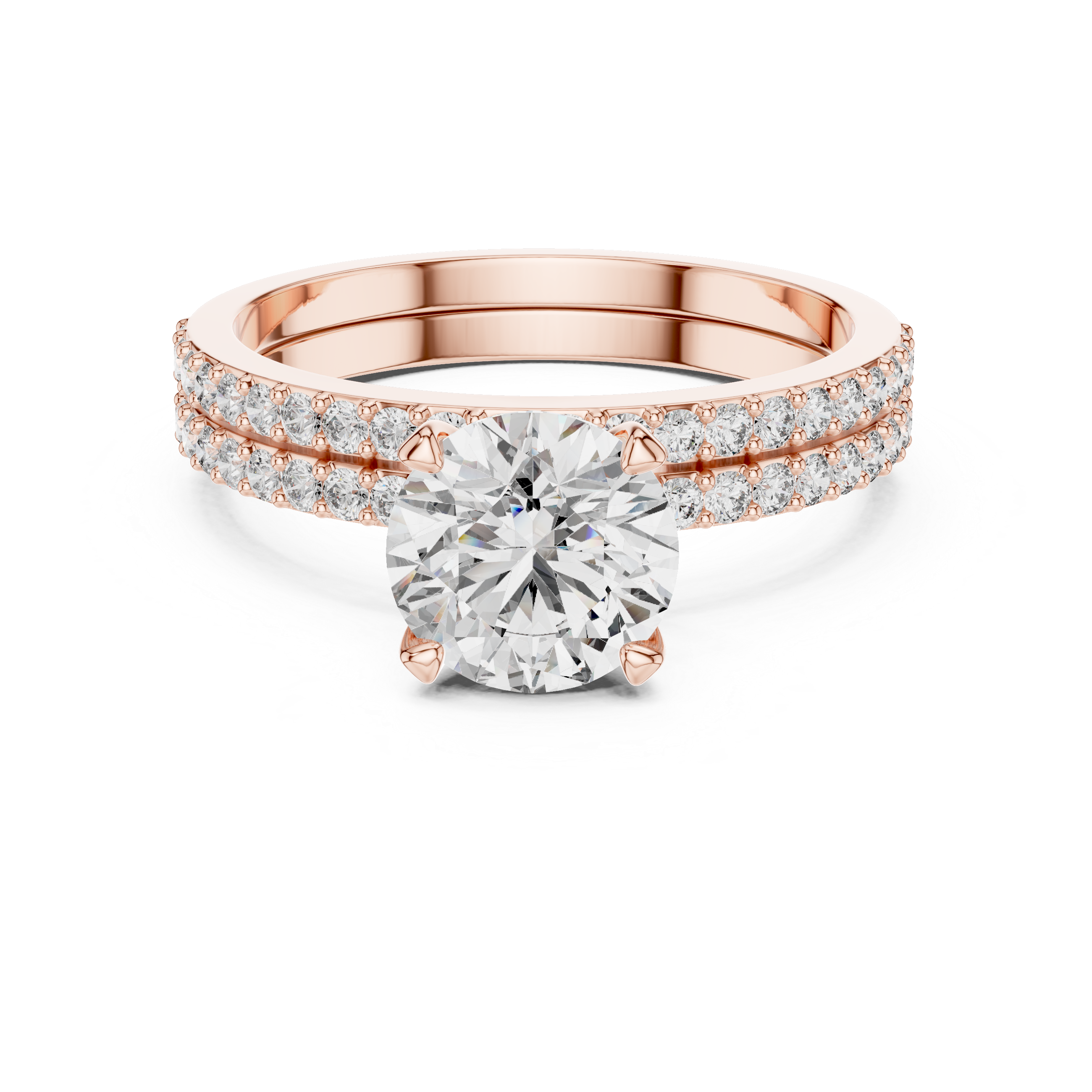 Anello di fidanzamento Duo Diamanti Staccati
