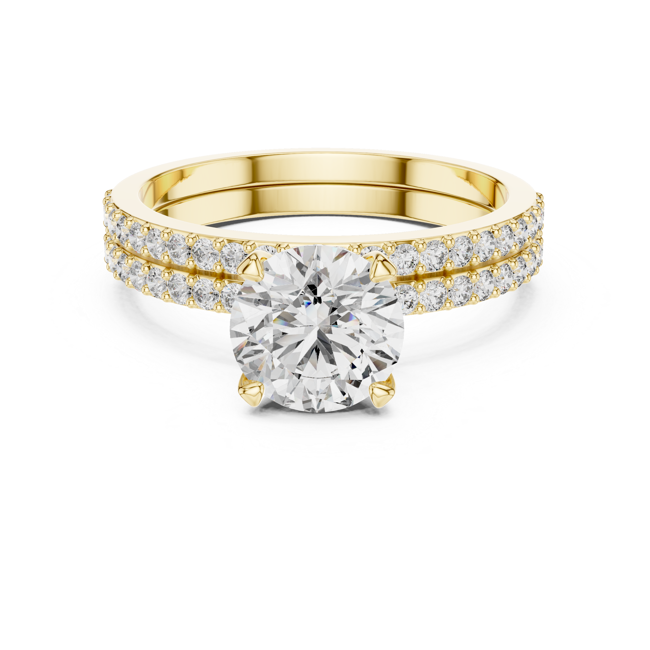 Anello di fidanzamento Duo Diamanti Staccati