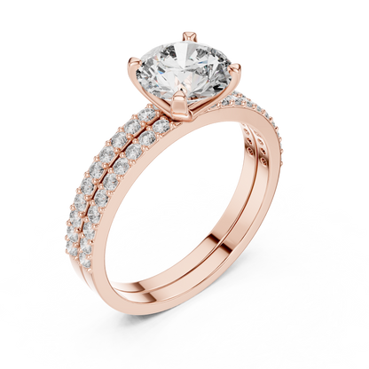 Anello di fidanzamento Duo Diamanti Staccati