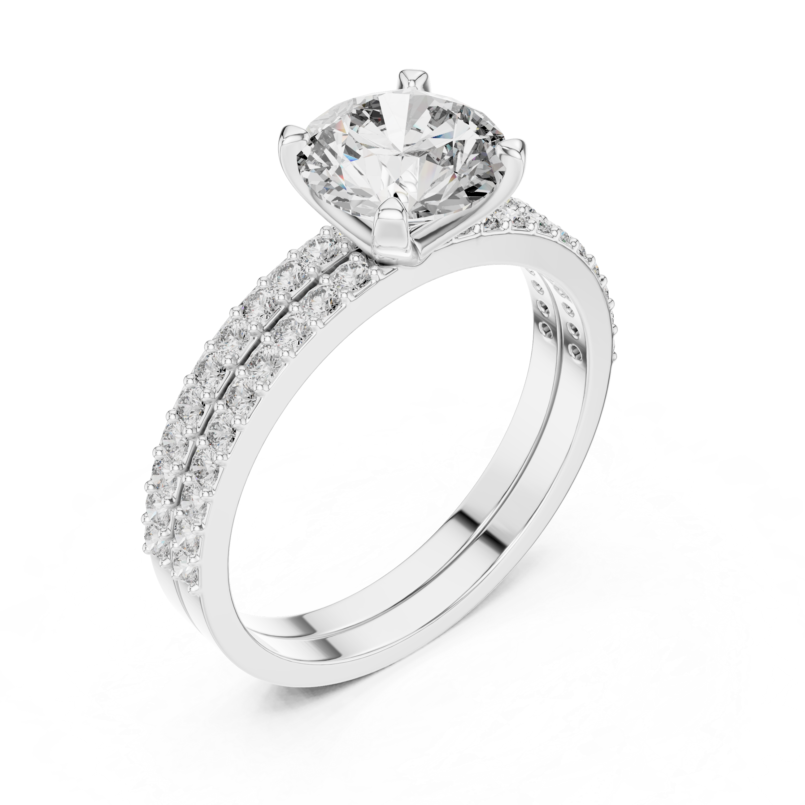 Anello di fidanzamento Duo Diamanti Staccati