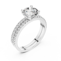 Anello di fidanzamento Duo Diamanti Staccati