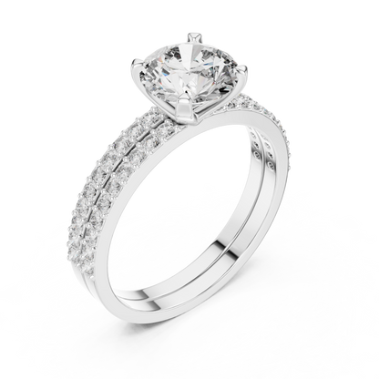Anello di fidanzamento Duo Diamanti Staccati