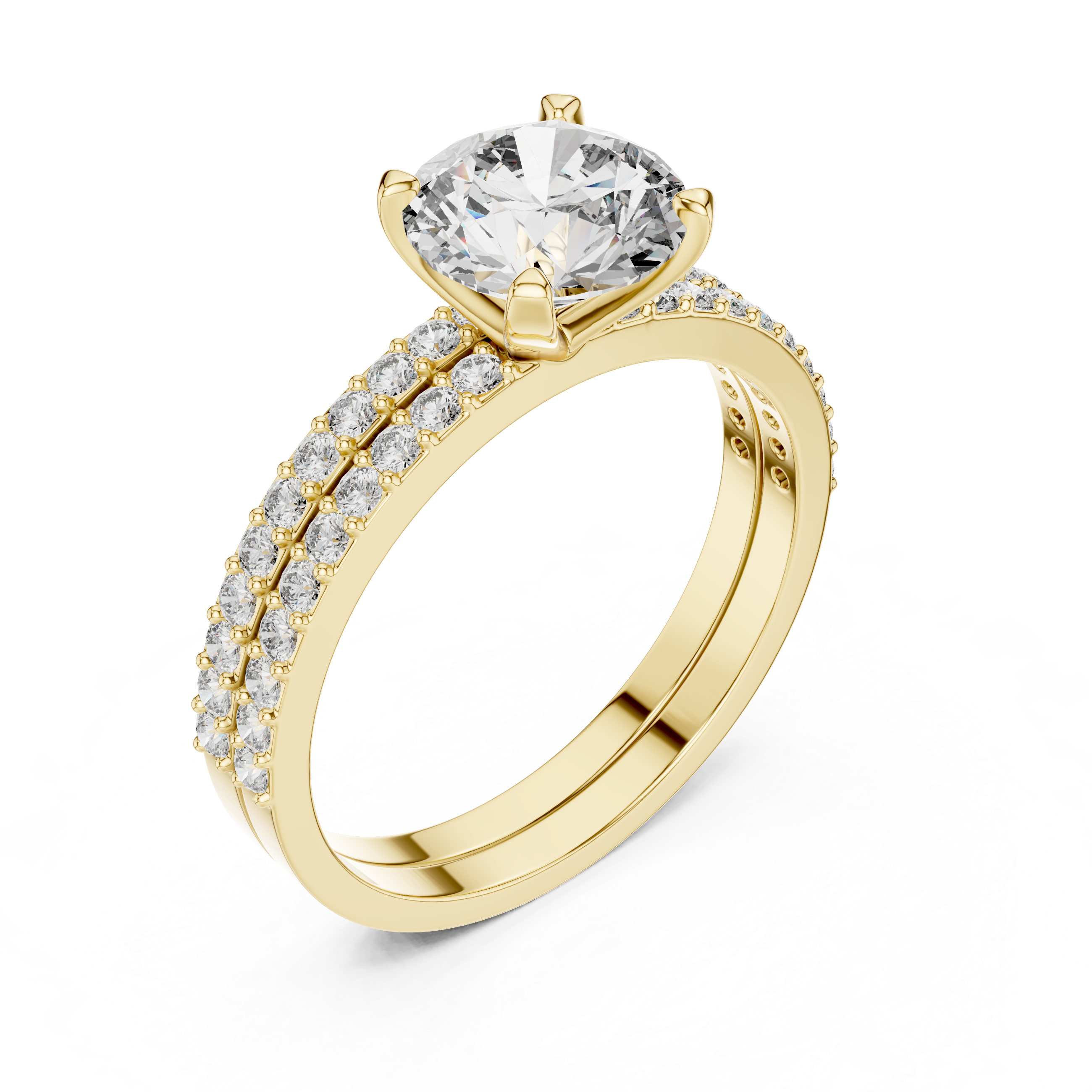 Anello di fidanzamento Duo Diamanti Staccati