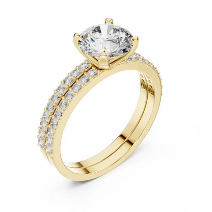 Anello di fidanzamento Duo Diamanti Staccati