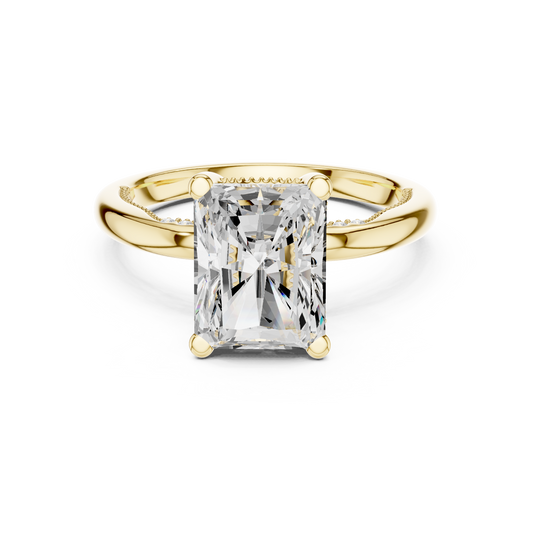 Radiant Architectural Hidden Halo Ring