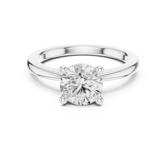 The Sovereign Crown Round Diamond Ring