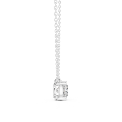 Cushion Minimalist Solitaire Pendant