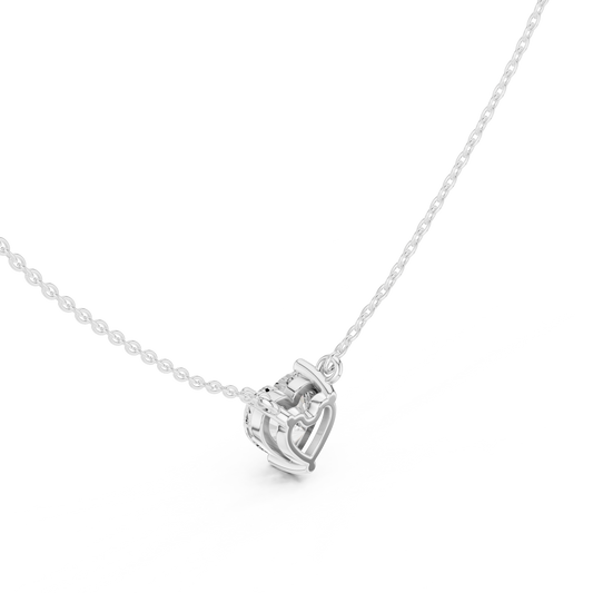 The Luxe Heart Solitaire Pendant