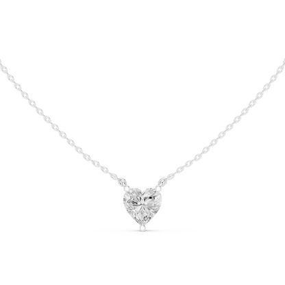 The Luxe Heart Solitaire Pendant