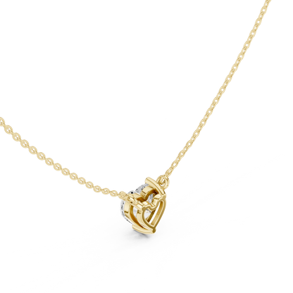The Luxe Heart Solitaire Pendant