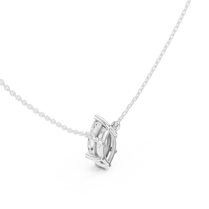 Marquise Luxe Floating Diamond Pendant