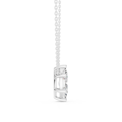 Marquise Luxe Floating Diamond Pendant