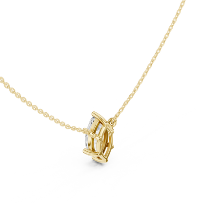 Marquise Luxe Floating Diamond Pendant