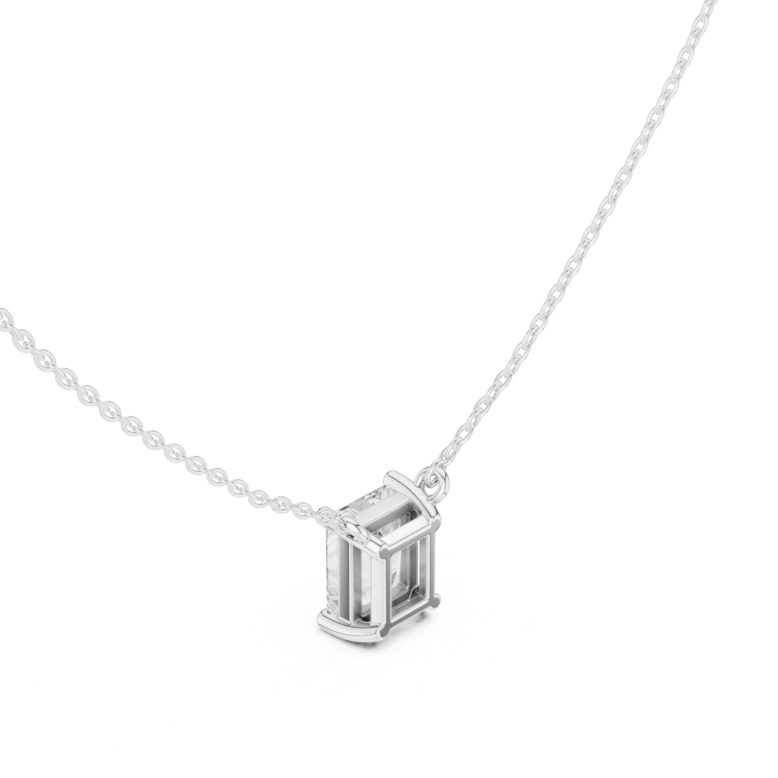 Radiant Luminary Solitaire Floating Drop