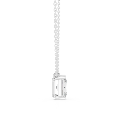 Radiant Luminary Solitaire Floating Drop