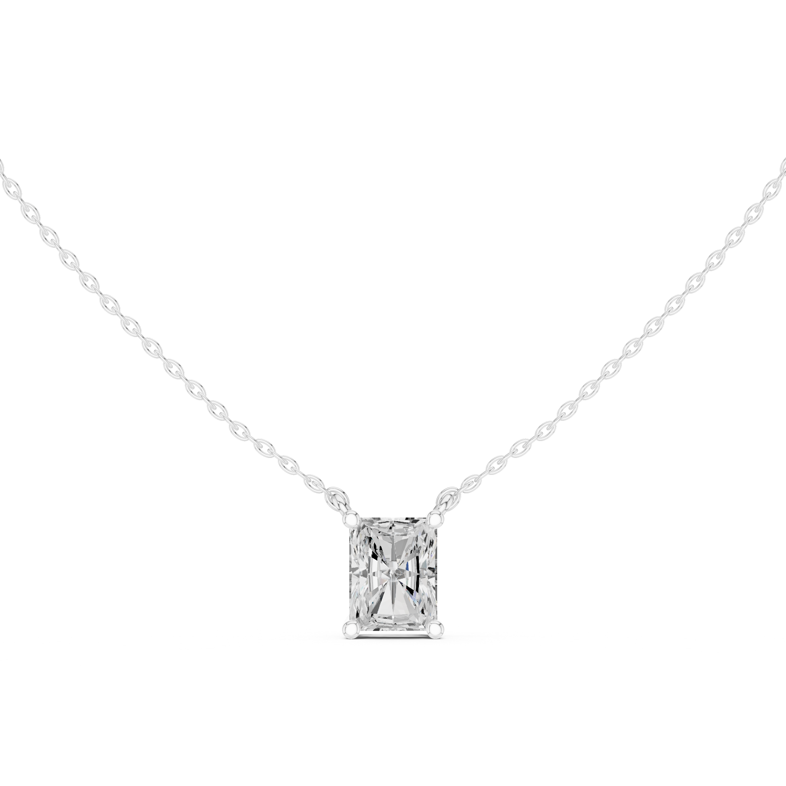 Radiant Luminary Solitaire Floating Drop