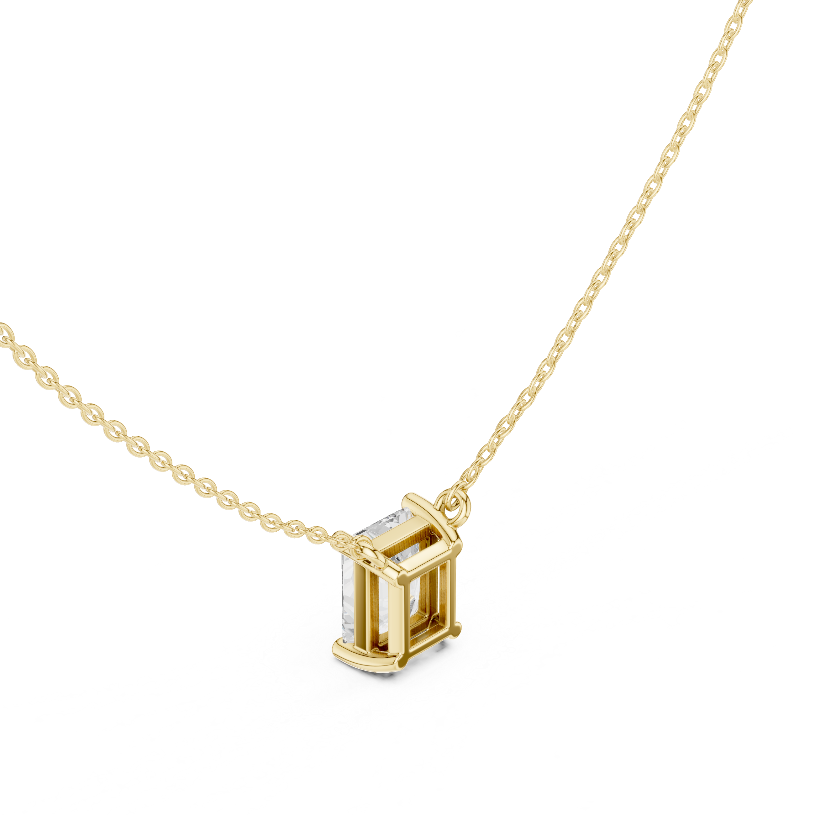 Radiant Luminary Solitaire Floating Drop