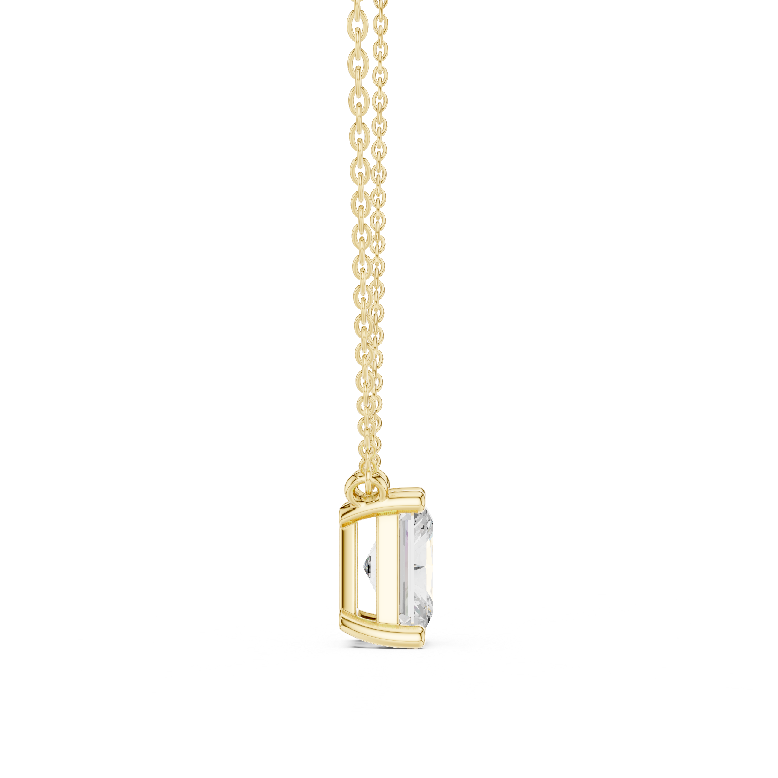 Radiant Luminary Solitaire Floating Drop