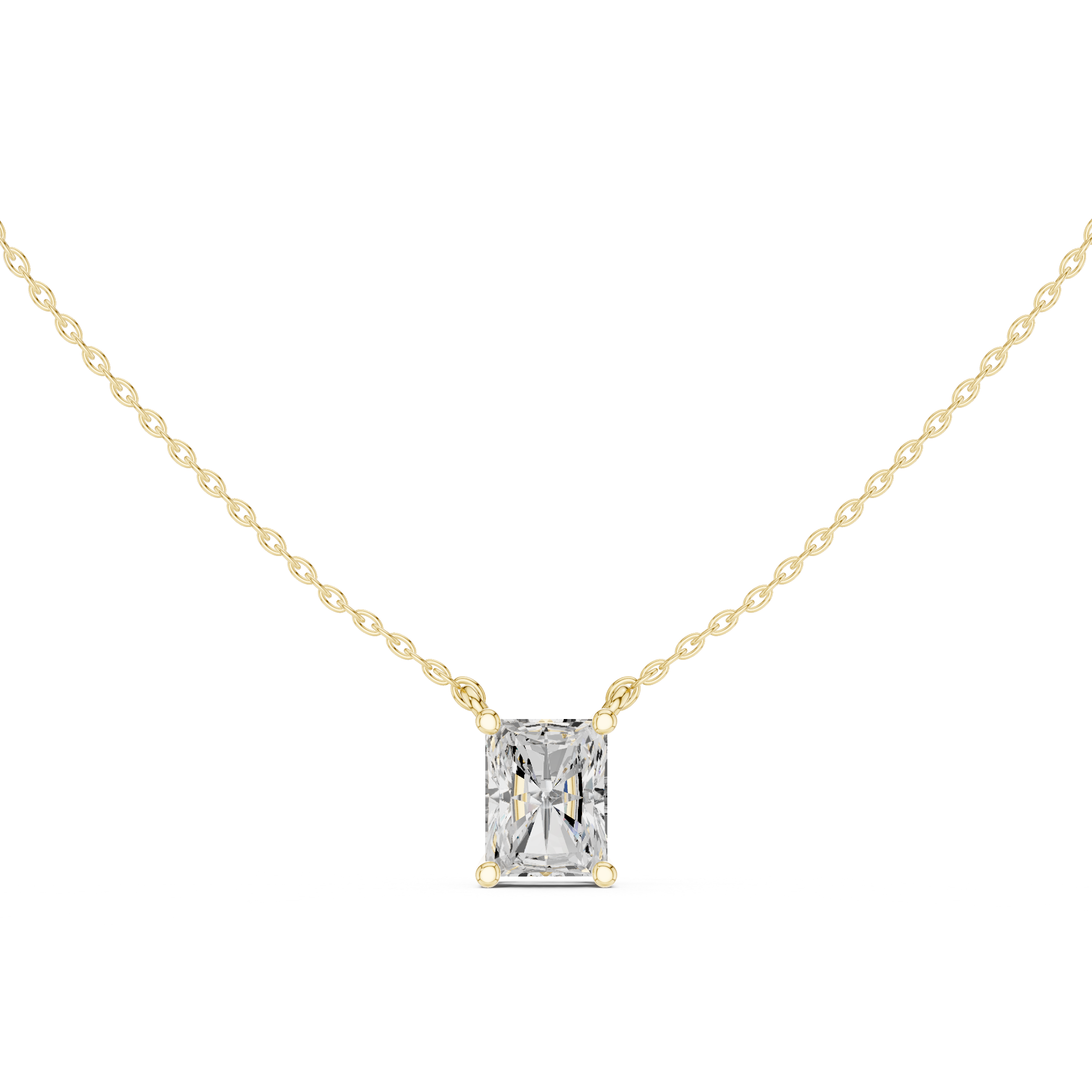 Radiant Luminary Solitaire Floating Drop