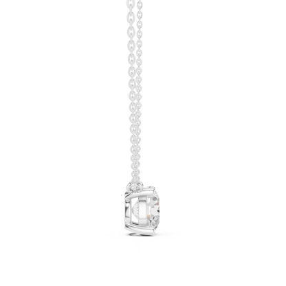 The Celestial Round Floating Diamond Pendant