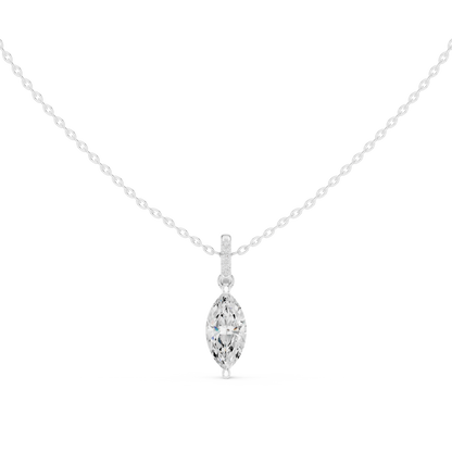 Marquise Pavé-Bail Diamond Pendant
