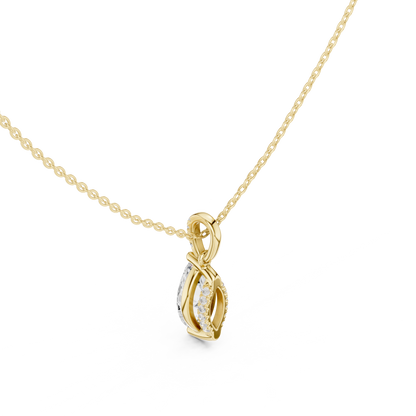 Marquise Pavé-Bail Diamond Pendant